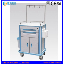 Best Selling ABS Treatment Multi-Function Hospital Cart/Trolley